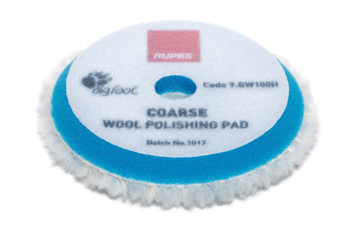 RUPES - Coarse Wool Pad (Tampon de coupe en laine) BLEU