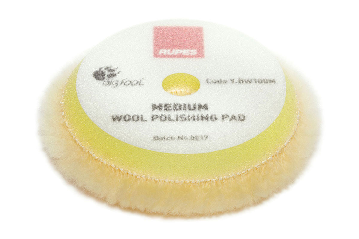 RUPES - Medium Wool Pad (Tampon médium en laine) JAUNE
