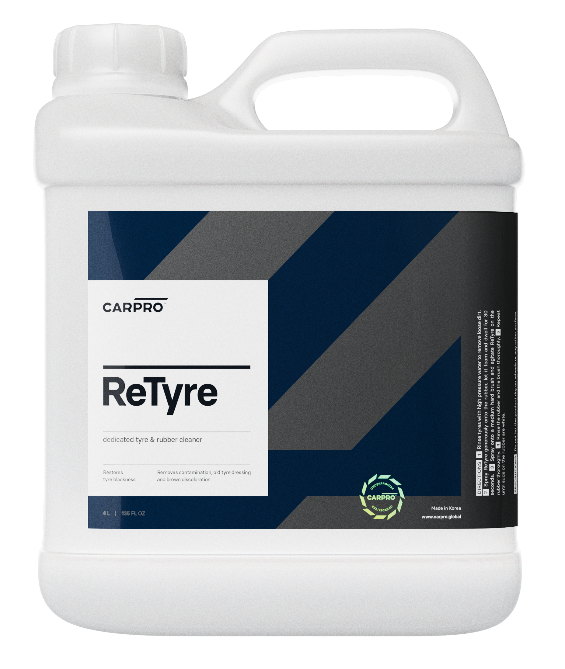 CARPRO ReTyre 4L - Intensive rubber and tire cleaner – Centre de l'auto  Élégance