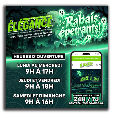 Boutique ouverte 7 jours sur 7!