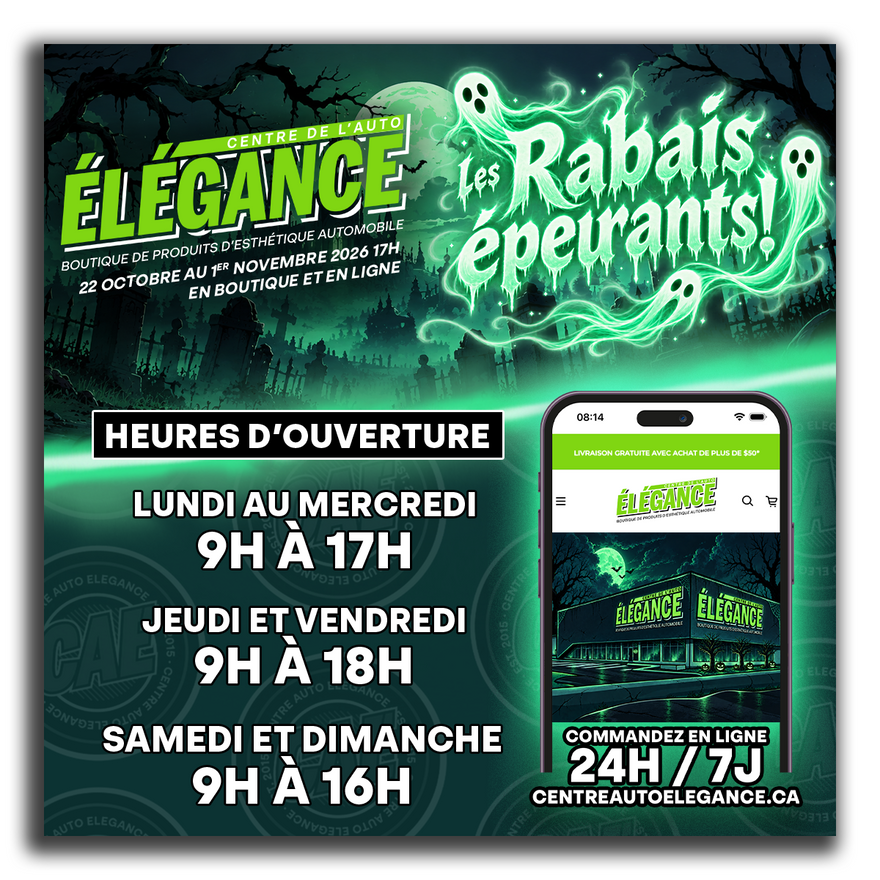 Boutique ouverte 7 jours sur 7!