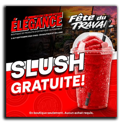 Slush gratuite en boutique !
