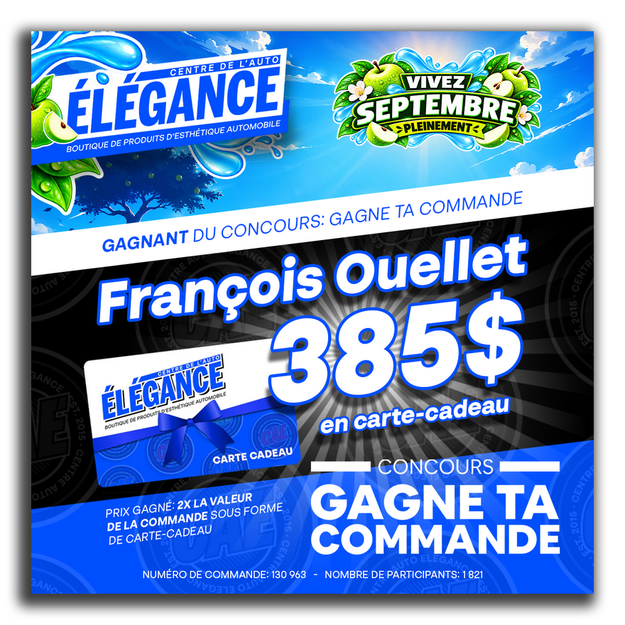Concours gagne ta commande : 🎉 ON A NOTRE GAGNANT! 🎉