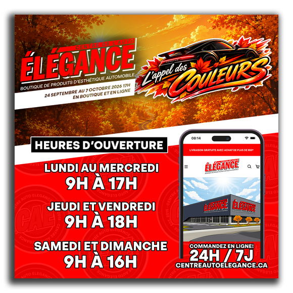 Boutique ouverte 7 jours sur 7!