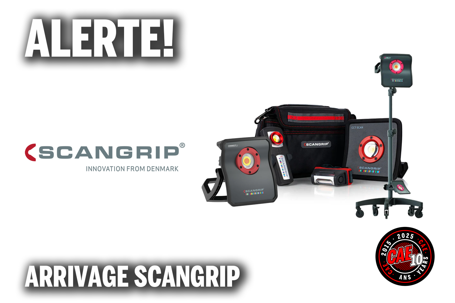 ALERTE ARRIVAGE - Scangrip