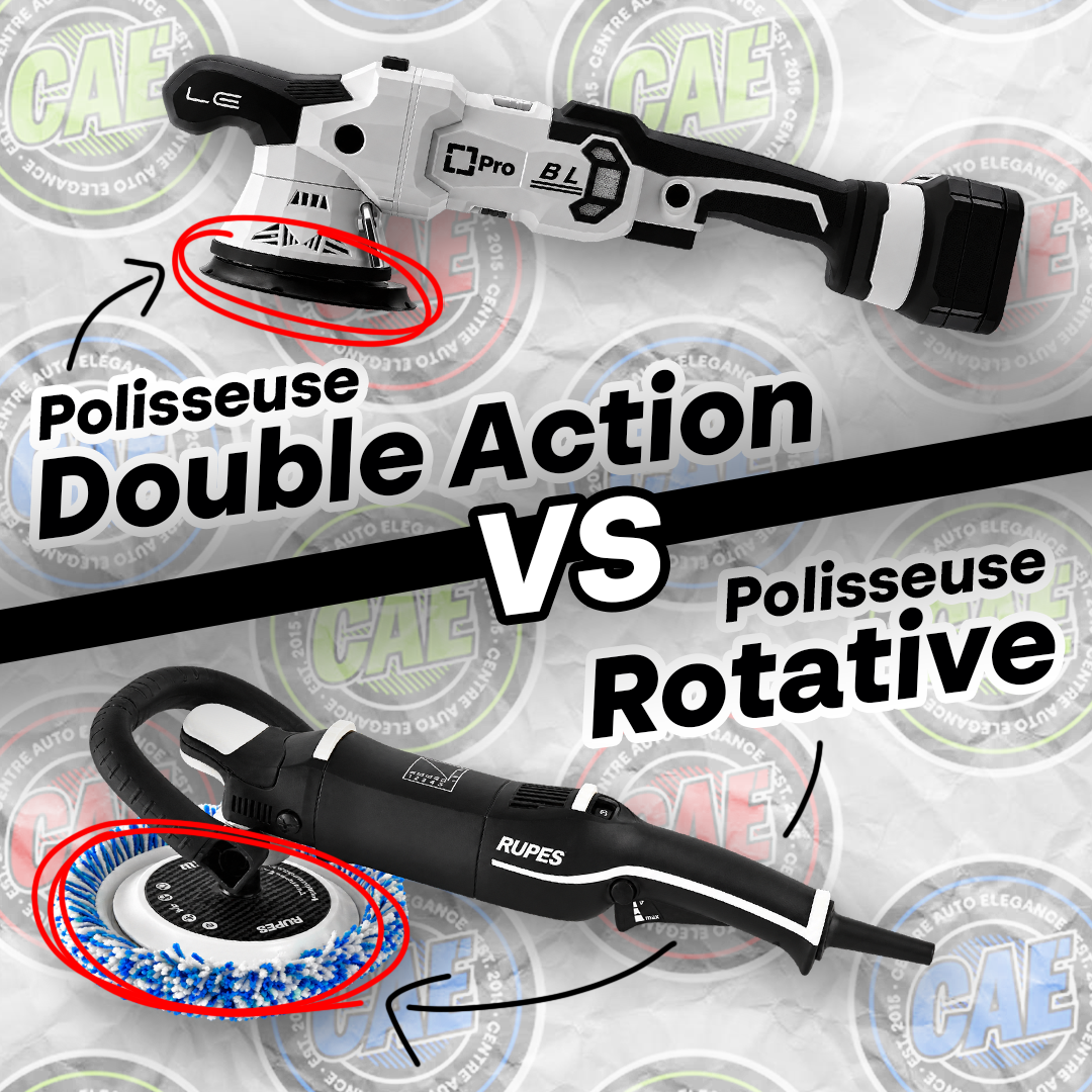 Polisseuse double action vs rotative : laquelle choisir?