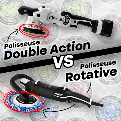 Polisseuse double action vs rotative : laquelle choisir?