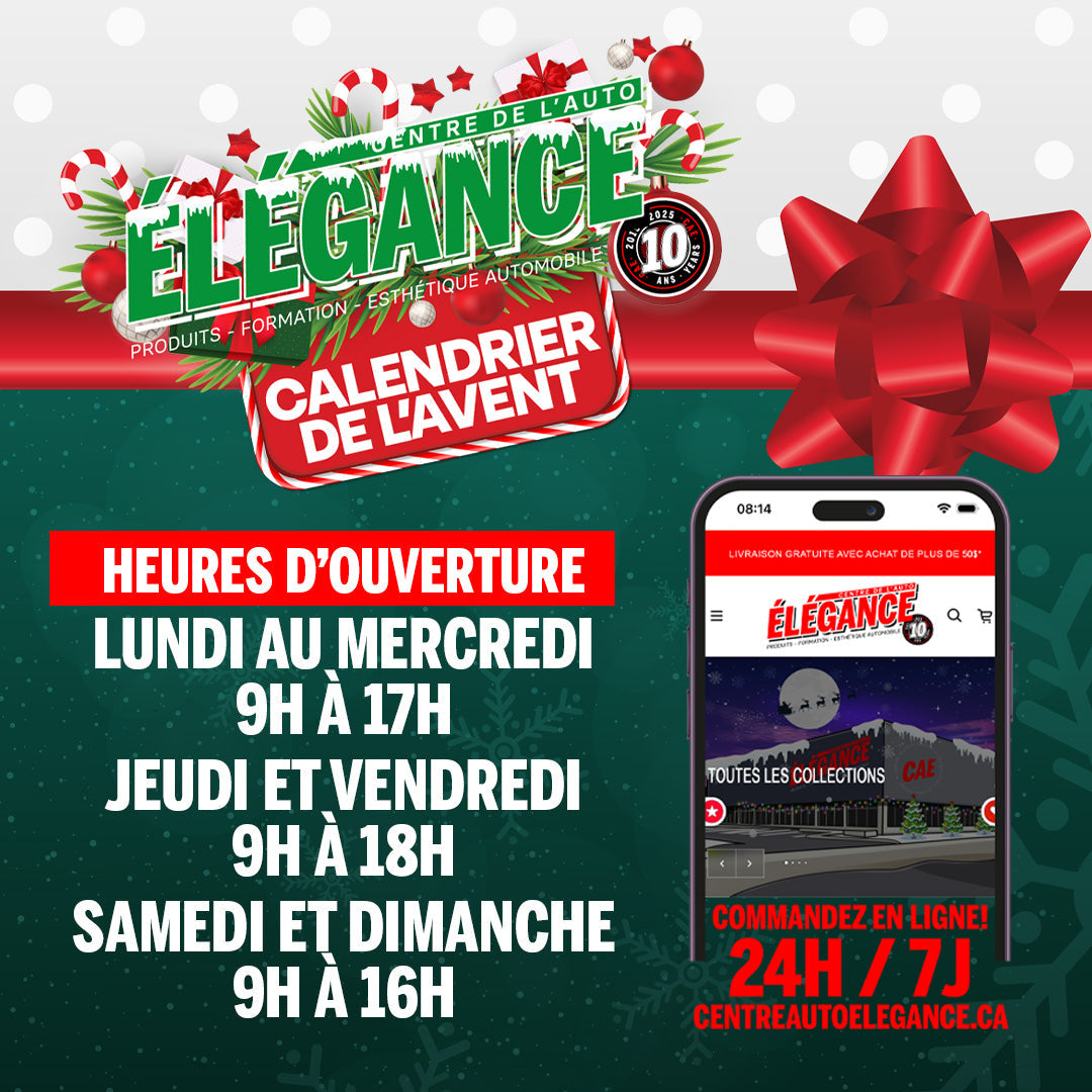 Boutique ouverte 7 jours sur 7!