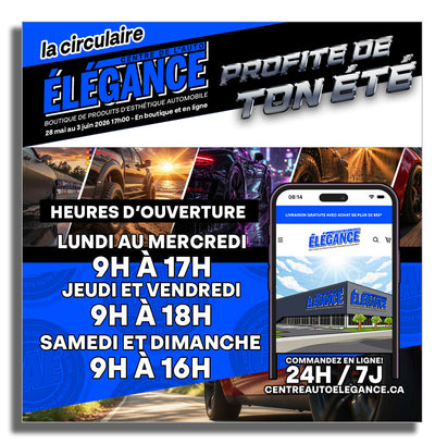 Boutique ouverte 7 jours sur 7!