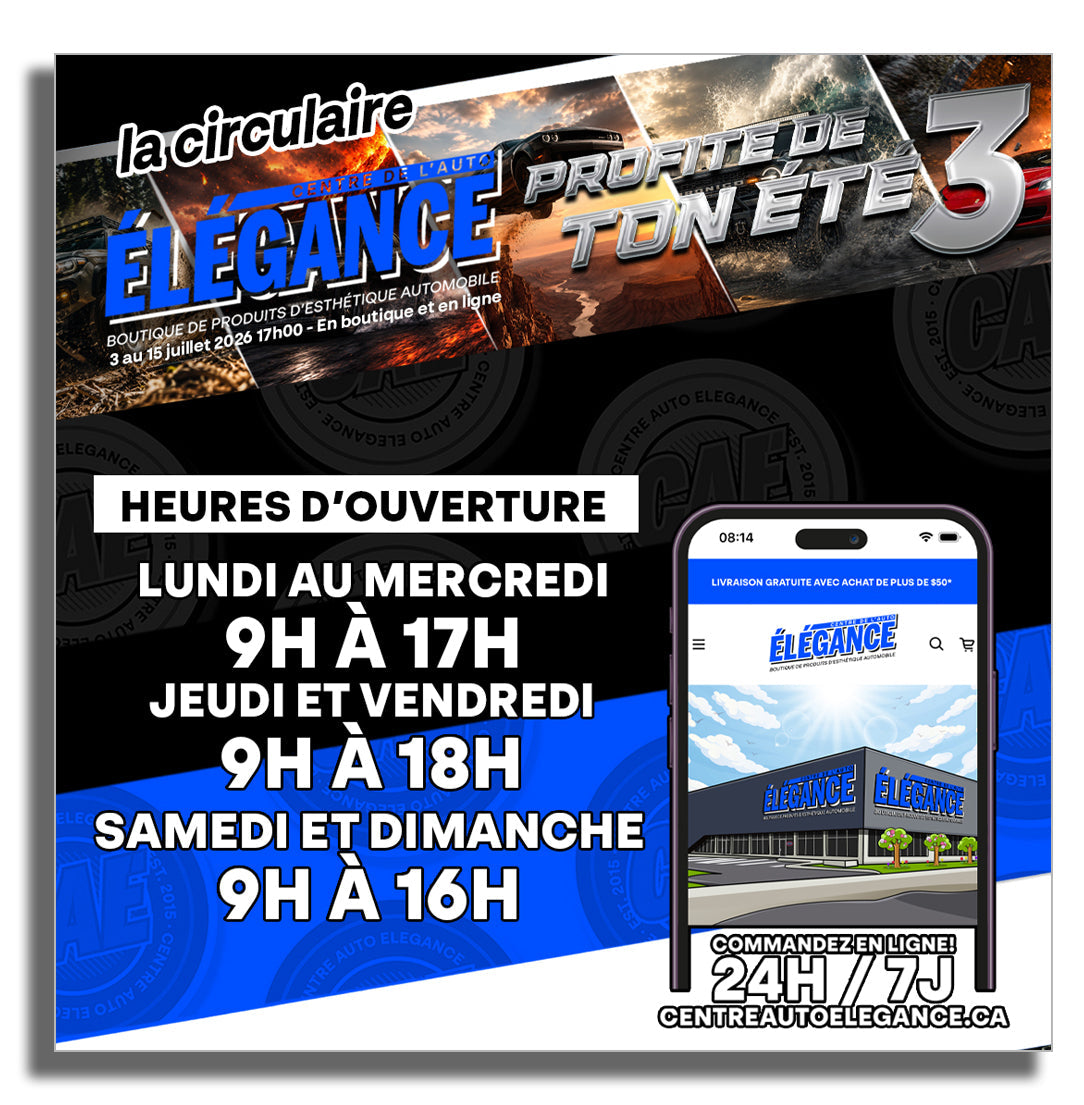 Boutique ouverte 7 jours sur 7!