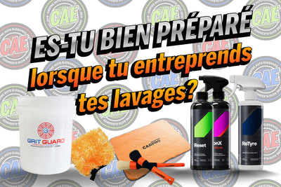 Es-tu bien préparé lorsque tu entreprends tes lavages?