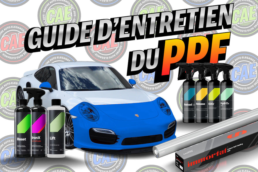 Film de protection de peinture (PPF) : entretien, produits recommandés et bonnes pratiques