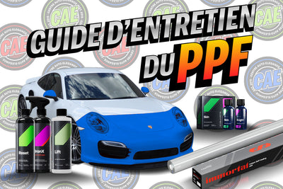 Film de protection de peinture (PPF) : entretien, produits recommandés et bonnes pratiques