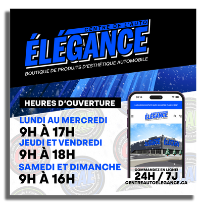 Boutique ouverte 7 jours sur 7!