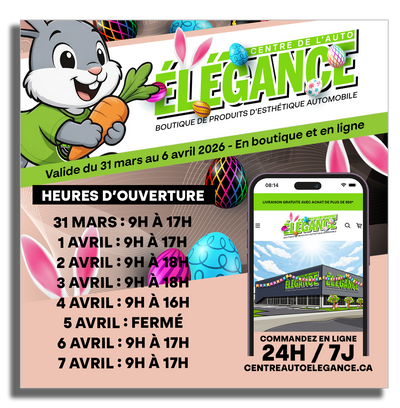 Horaire spécial de Pâques