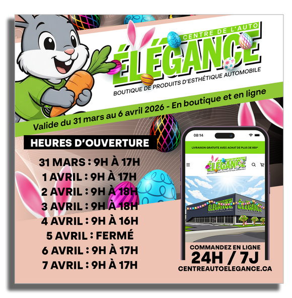 Horaire spécial de Pâques