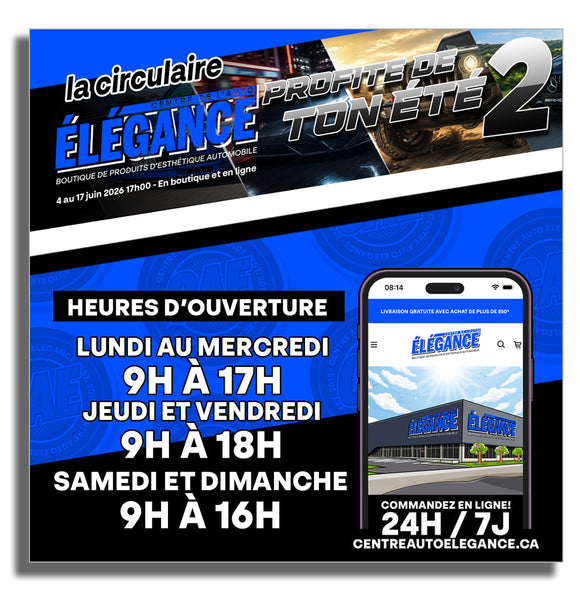 Boutique ouverte 7 jours sur 7!