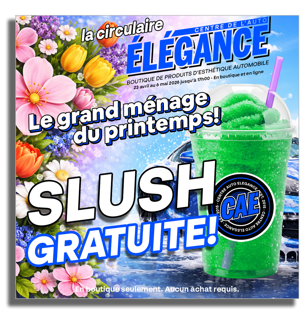 Slush gratuite : préparez votre véhicule pour le printemps!