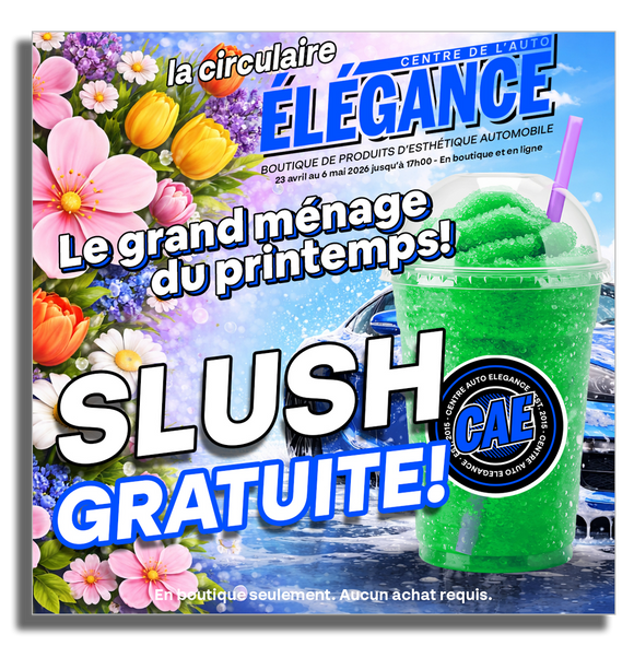 Slush gratuite : préparez votre véhicule pour le printemps!