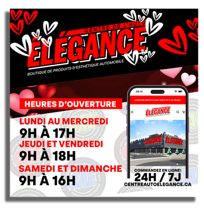 Boutique ouverte 7 jours sur 7!