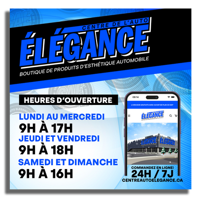 Boutique ouverte 7 jours sur 7!