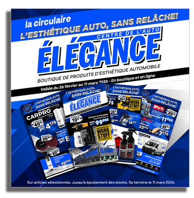 La Circulaire Élégance - L'esthétique auto, sans relâche!