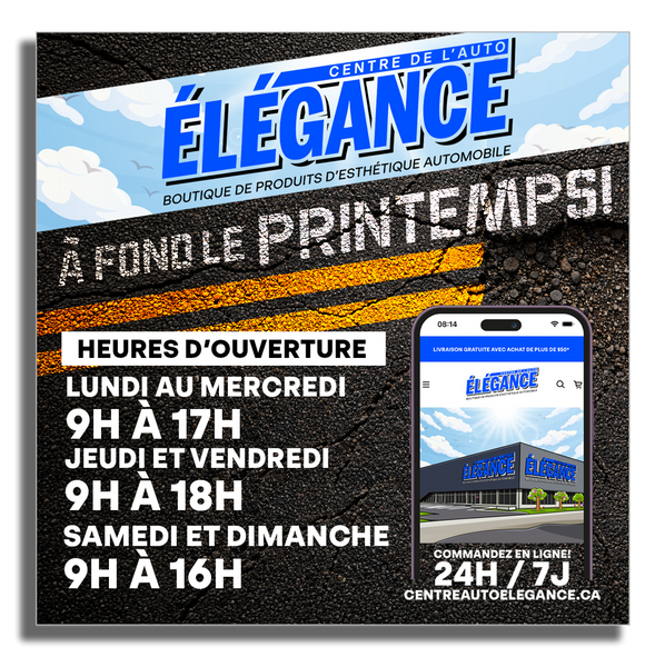 Boutique ouverte 7 jours sur 7!