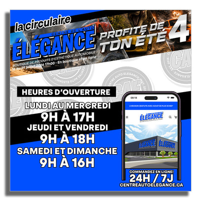 Boutique ouverte 7 jours sur 7!