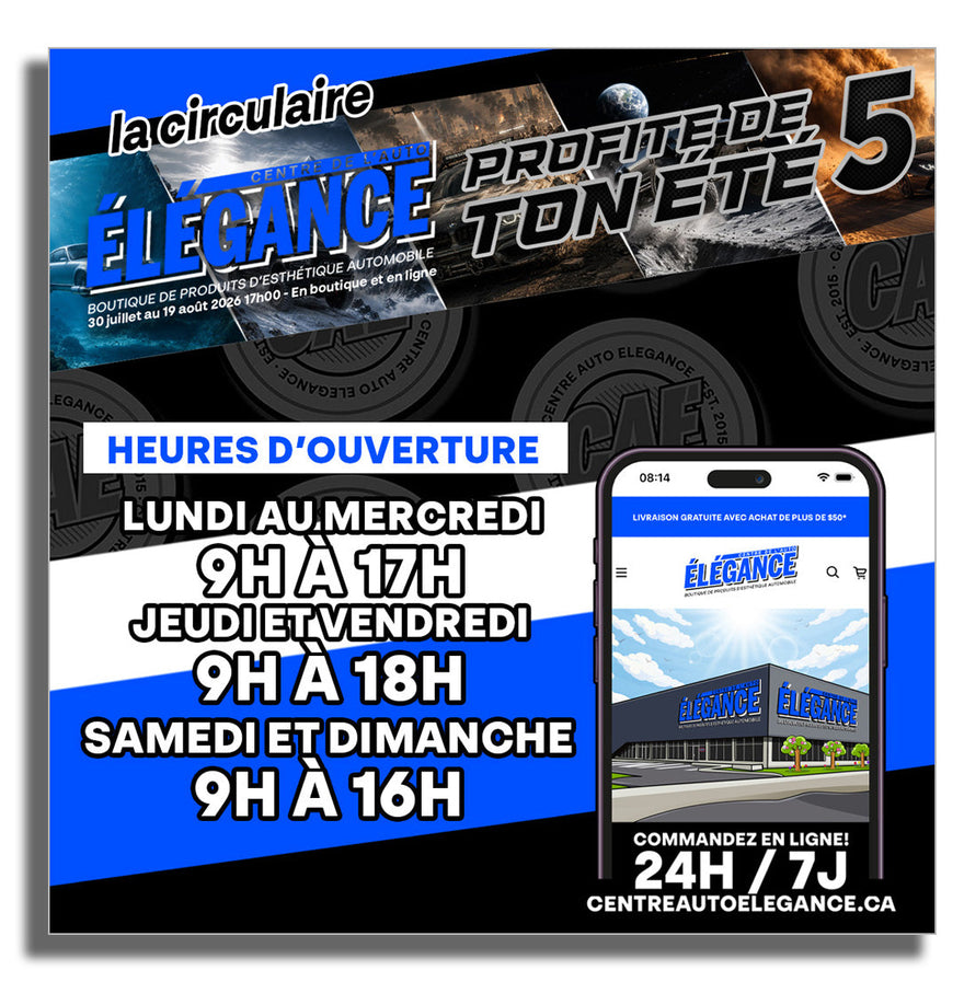 Boutique ouverte 7 jours sur 7!