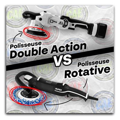 Polisseuse double action vs rotative : laquelle choisir?