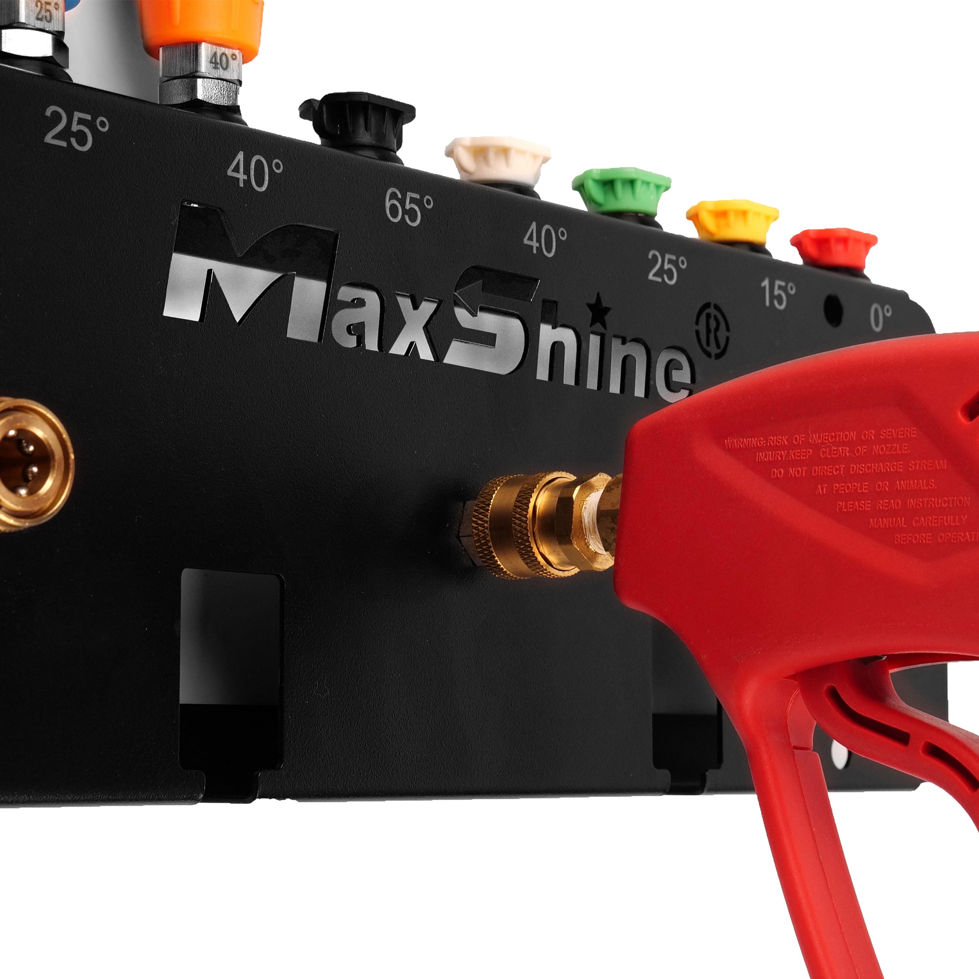 MAXSHINE - Foam Cannon & Nozzle Wall Mount (Support pour canon-mousse et embouts)