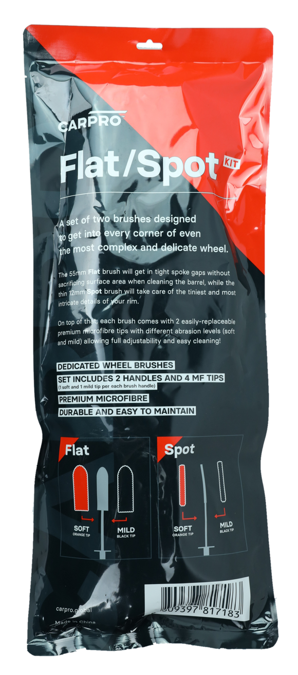CARPRO - Flat/Spot (Ensemble de brosses pour les roues)