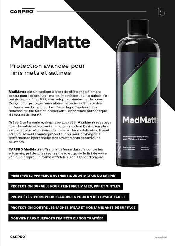 CARPRO - MadMatte (Scellant protecteur pour finis mats et satinés)