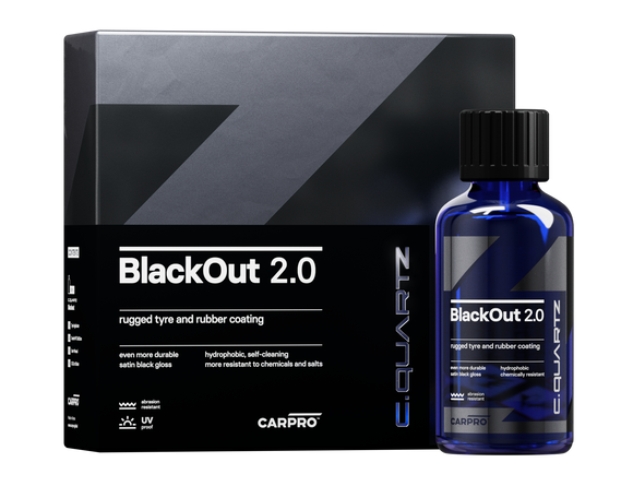 CARPRO - CQUARTZ - BlackOut 2.0 (Revêtement céramique pour pneus)