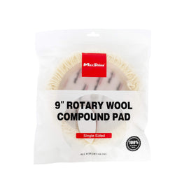 MAXSHINE - 9” Rotary Wool Compound Pad (Tampon de correction en laine pour rotative)