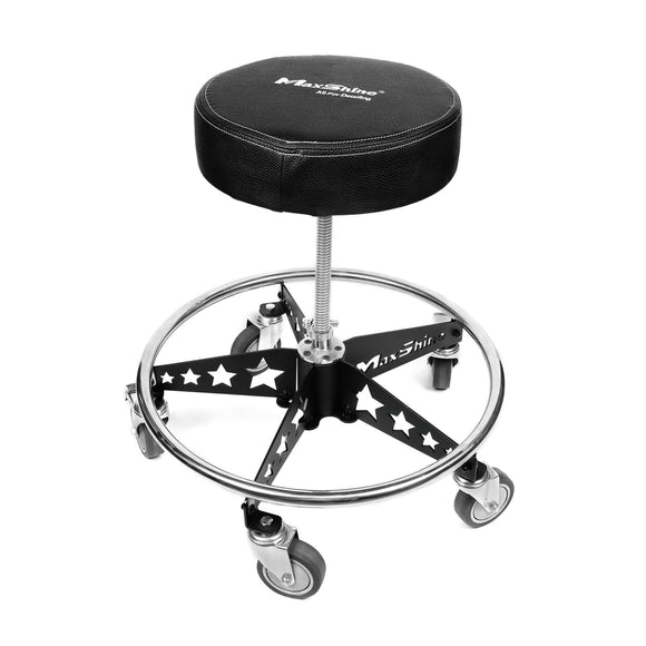 MAXSHINE - Premium Rolling Detailing Chair (Siège pour detailing sur roues)