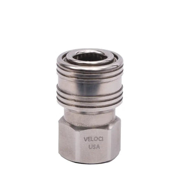 MTM HYDRO - PRIMA STAINLESS STEEL QC COUPLER (Stainless Steel NPT Female Coupler)
