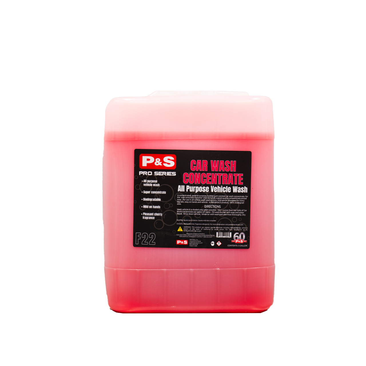 P&S - Car Wash Concentrate All Purpose Vehicule Wash 18.93L (Savon de lavage)