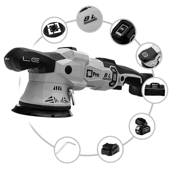 LIQUID ELEMENTS - A4500 Pro Battery Polisher (Polisseuse Sans Fil 21V à Orbite de 15 mm)