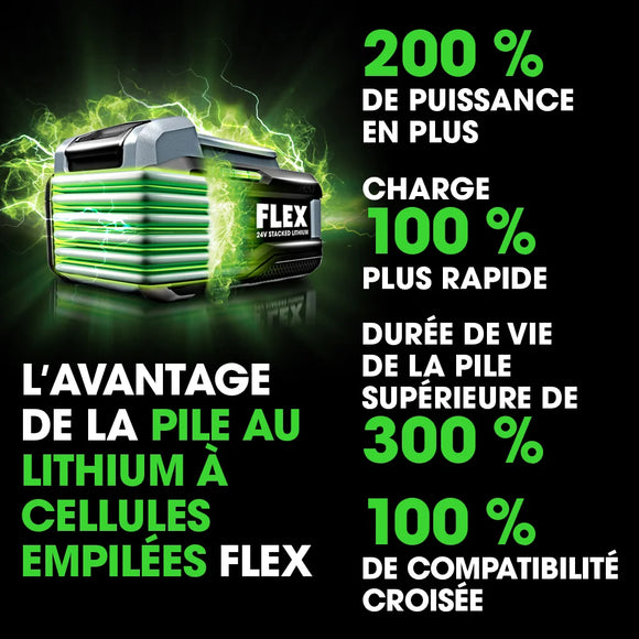FLEX - Pile au Lithium 24V