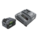 FLEX - Kit de démarrage chargeur rapide avec pile au lithium 24V-4