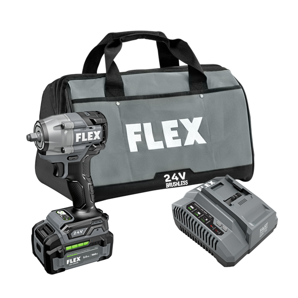 FLEX - Clé à chocs compacte de 3/8 po
