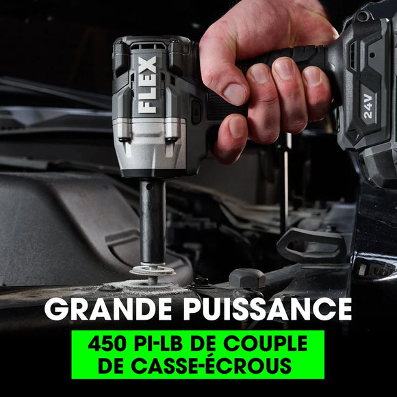 FLEX - Clé à chocs compacte de 3/8 po