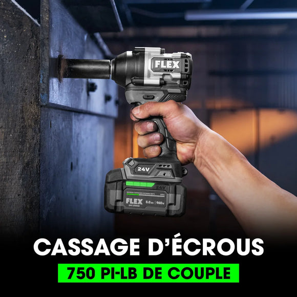 FLEX - Clé à chocs à couple intermédiaire de 1/2 BRUSHLESS