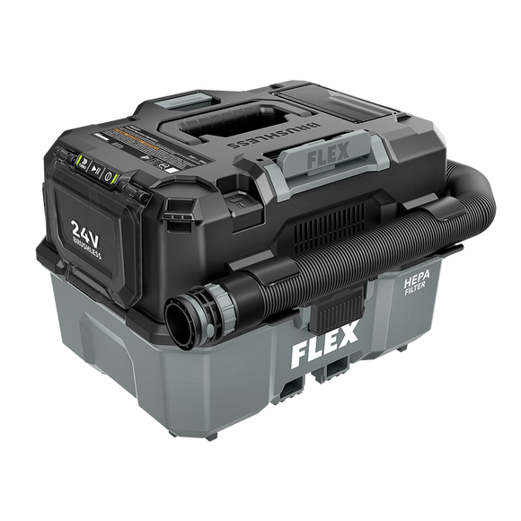 FLEX - Aspirateur de liquides et de poussières STACK PACK™ de 2,5 gallons