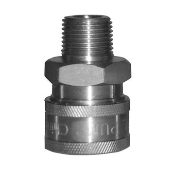 ACCUTEK - 3/8 Stainless Steel Male Coupler