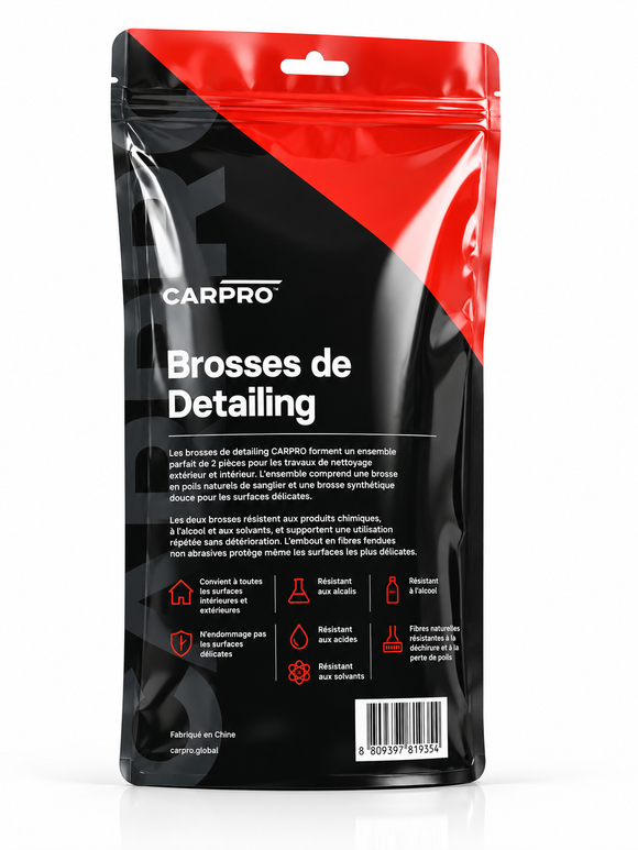 CARPRO - Detailing Brush Set (Ensemble de 2 pinceaux)