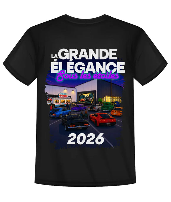 VÊTEMENTS - T-Shirt Noir - LA GRANDE ÉLÉGANCE 2026