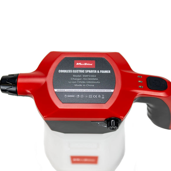 MAXSHINE - Cordless Foamer & Sprayer (Vaporisateur moussant à batterie)