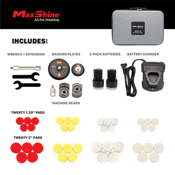 MAXSHINE - M0312 V2 Mini Polisher Kit